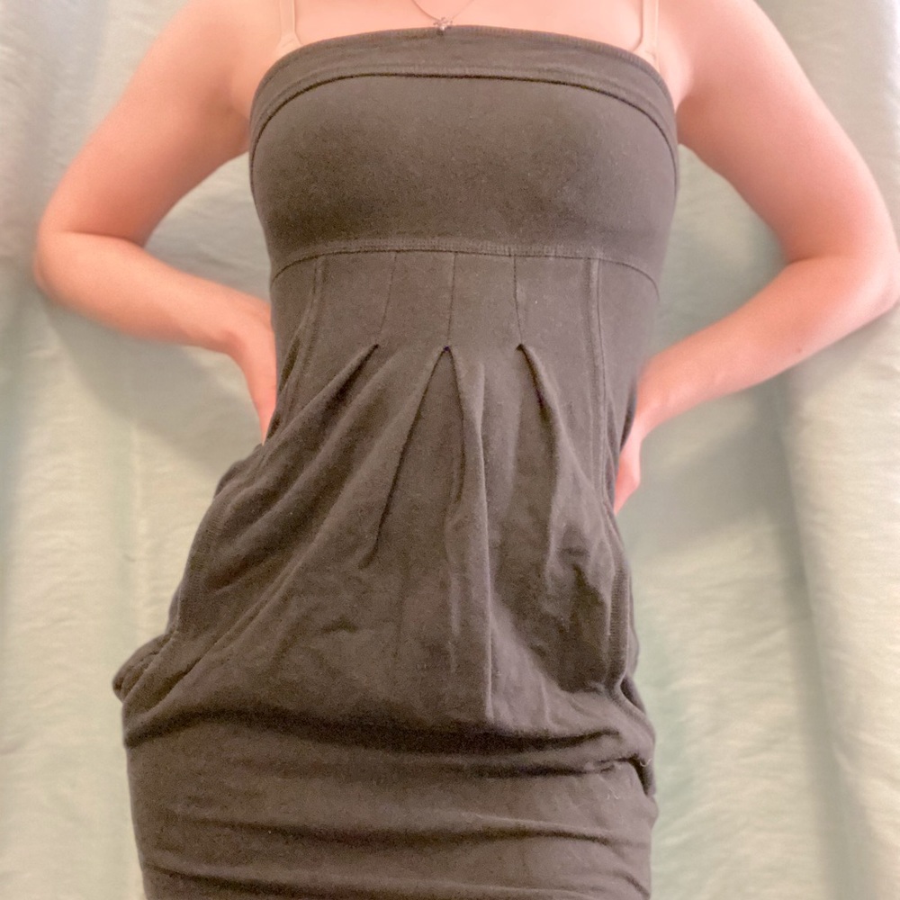 Moda International Strapless Little Black Dress